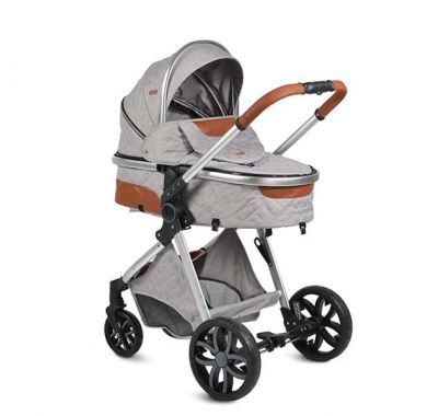 Πολυκαρότσι 2 σε 1 Cangaroo Alma Light Grey στο Bebe Maison