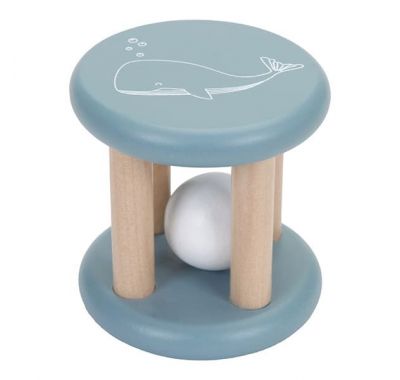 Ξύλινη κουδουνίστρα Ocean Little Dutch γαλάζιο στο Bebe Maison