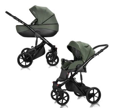 Πολυκαρότσι Milu kids Bacio Navy green 07 με δώρο τους αντάπτορες στο Bebe Maison