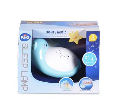 Βρεφικός Προτζέκτορας με ήχους και μελωδίες Cangaroo Animal Blue στο Bebe Maison