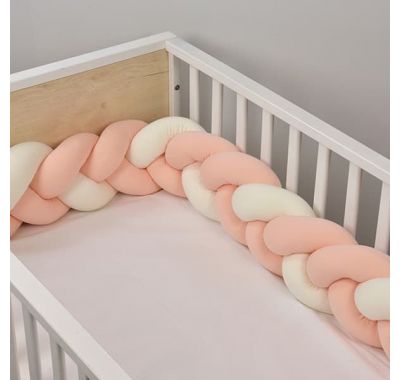 Πλεξούδα πάντα jersey Baby Oliver εκρού/σομόν/σομόν στο Bebe Maison