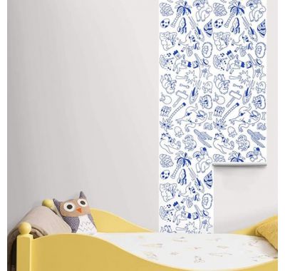 Αυτοκόλλητο ρολό ζωγραφικής OMY Δεινόσαυροι στο Bebe Maison