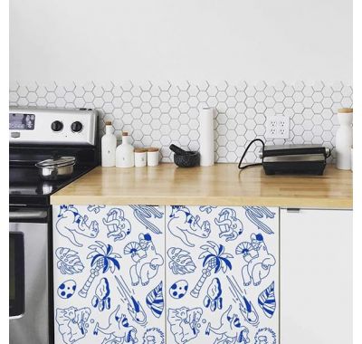 Αυτοκόλλητο ρολό ζωγραφικής OMY Δεινόσαυροι στο Bebe Maison