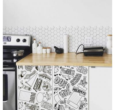 Αυτοκόλλητο ρολό ζωγραφικής OMY Memo Street στο Bebe Maison