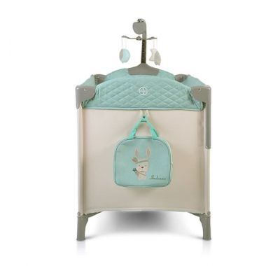 Διώροφο παρκοκρέβατο Cangaroo Indiana Mint με παιχνίδι στο Bebe Maison