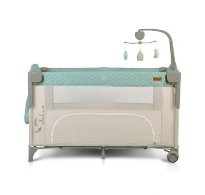 Διώροφο παρκοκρέβατο Cangaroo Indiana Mint με παιχνίδι στο Bebe Maison