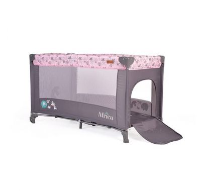 Παρκοκρέβατο Cangaroo Africa Pink στο Bebe Maison