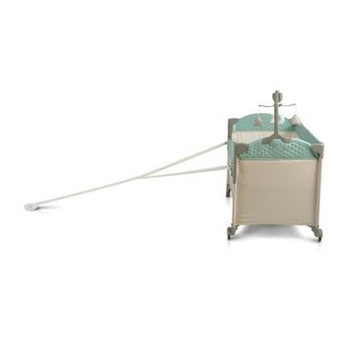 Διώροφο παρκοκρέβατο Cangaroo Indiana Mint με παιχνίδι στο Bebe Maison