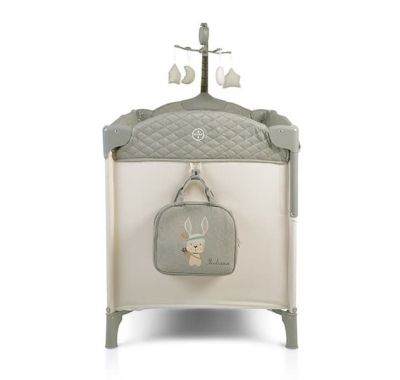 Διώροφο παρκοκρέβατο Cangaroo Indiana Grey με παιχνίδι στο Bebe Maison