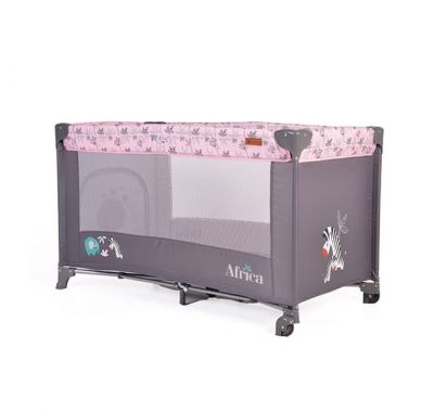Παρκοκρέβατο Cangaroo Africa Pink στο Bebe Maison
