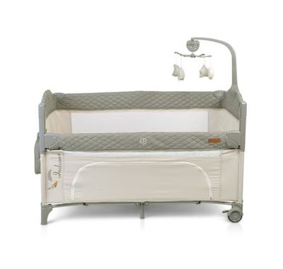 Διώροφο παρκοκρέβατο Cangaroo Indiana Grey με παιχνίδι στο Bebe Maison