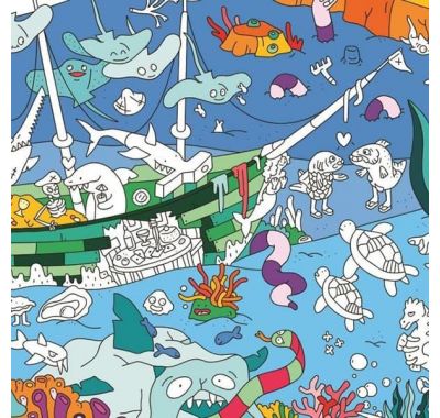 Αφίσα γίγας για ζωγραφική OMY Ωκεανός στο Bebe Maison