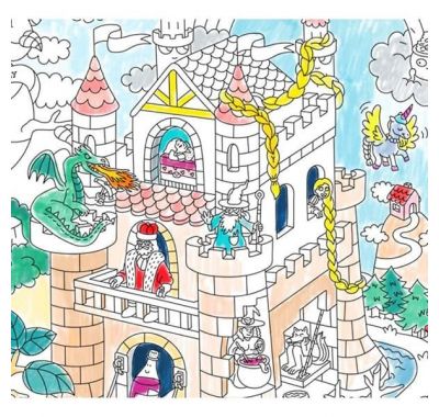 Ρολό χαρτί γίγας για ζωγραφική OMY Παραμύθια στο Bebe Maison