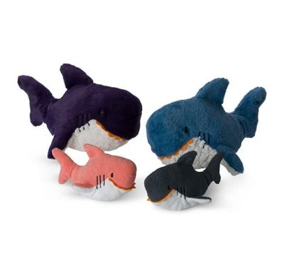 Υφασμάτινος καρχαρίας wwf cub club Bon ton toys Stevie 25εκ. μπλε στο Bebe Maison