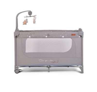Διώροφο παρκοκρέβατο Cangaroo Once Upon A Time L2 Grey με παιχνίδι στο Bebe Maison