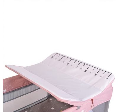 Διώροφο παρκοκρέβατο Cangaroo Once upon a time L3 Pink με παιχνίδι και αλλαξιέρα στο Bebe Maison