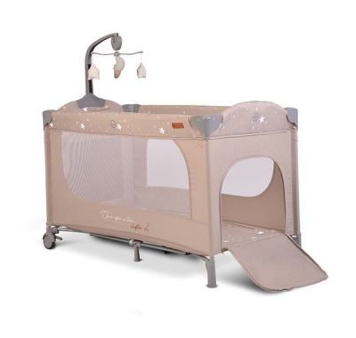 Διώροφο παρκοκρέβατο Cangaroo Once Upon A Time L2 Beige με παιχνίδι στο Bebe Maison