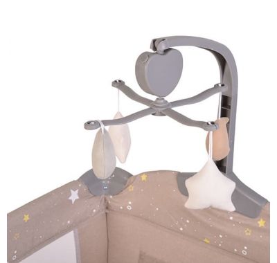 Διώροφο παρκοκρέβατο Cangaroo Once Upon A Time L2 Beige με παιχνίδι στο Bebe Maison