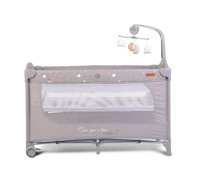 Διώροφο παρκοκρέβατο Cangaroo Once upon a time L3 Grey με παιχνίδι και αλλαξιέρα στο Bebe Maison