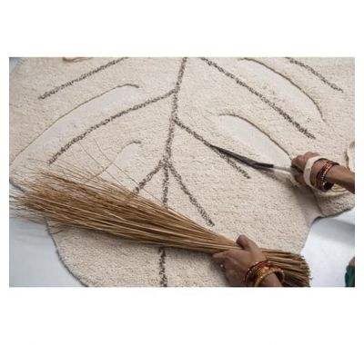 Χαλί δωματίου Φύλλο Lorena Canals Monstera Natural 120X180 στο Bebe Maison