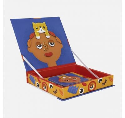 Μαγνητικό παιχνίδι σύνθεσης προσώπου Tiger tribe Άνθρωποι στο Bebe Maison