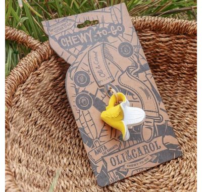 Μασητικό Chewy από φυσικό καουκτσούκ Olie & Carol Hawai the Flower στο Bebe Maison