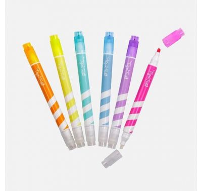 Σετ μαγικών μαρκαδόρων διπλής γραφής  6τμχ Tiger tribe στο Bebe Maison