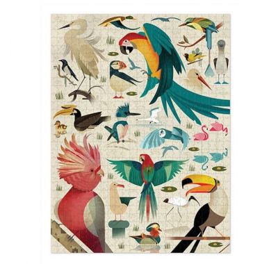 Παζλ 750 κομματιών Crocodile creek Ο Κόσμος των Πουλιών στο Bebe Maison