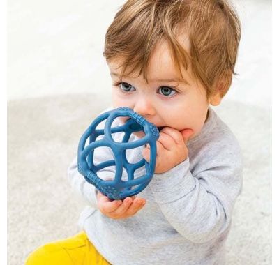 Μασητικό σετ 2 μπάλες σιλικόνης Nattou μπλε - γαλάζιο στο Bebe Maison