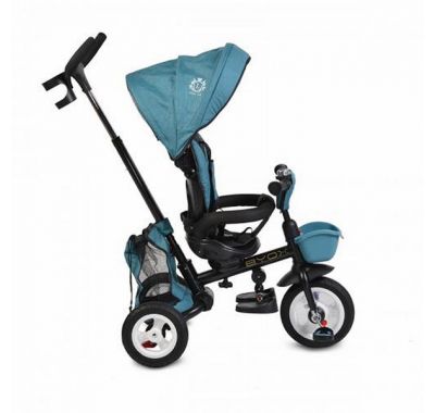 Τρίκυκλο ποδηλατάκι περιστρεφόμενο Byox Flexy Lux turquoise στο Bebe Maison