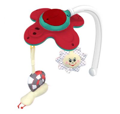 Καλαθούνα ρηλάξ Bebe Stars Snooze+ 3 σε 1 με μελωδίες, φως και δόνηση red στο Bebe Maison