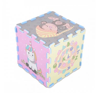 Χαλάκι Παζλ δαπέδου Cangaroo Animals pastel 9τμχ στο Bebe Maison