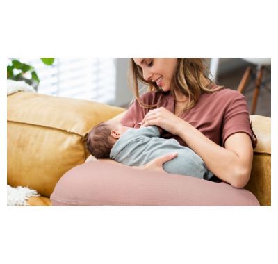 Μαξιλάρι θηλασμού εγκυμοσύνης Doomoo Comfy tetra pink στο Bebe Maison