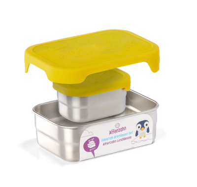 Σετ από 2 ανοξείδωτα φαγητοδοχεία Affenzahn Τιγράκι στο Bebe Maison