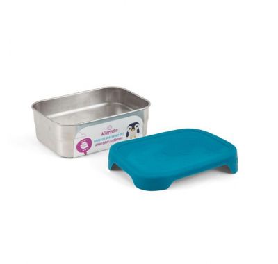 Σετ από 2 ανοξείδωτα φαγητοδοχεία Affenzahn πετρόλ στο Bebe Maison