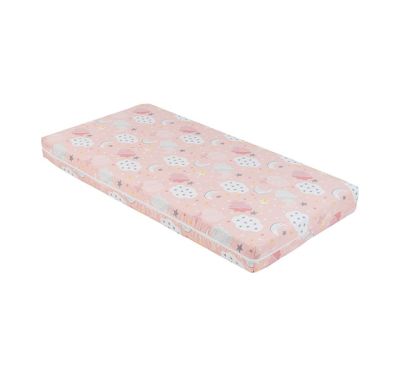 Βρεφικό στρώμα Kikka Boo Siesta 60x120 κοκκοφοίνικας Clouds peach στο Bebe Maison