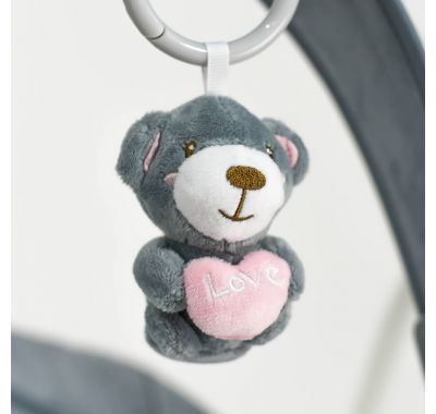 Κούνια Ηλεκτρική Flora 2 in 1 Bebe Stars pink 252-185 στο Bebe Maison