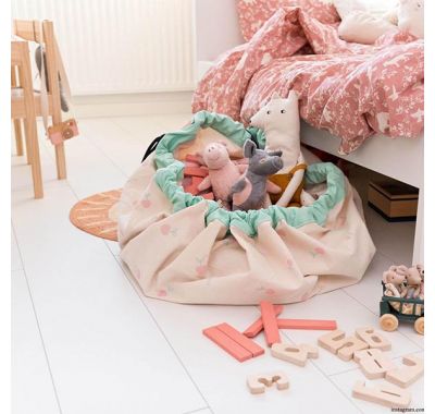 Στρώμα παιχνιδιού - τσάντα 2 σε 1 Play & Go cherry love στο Bebe Maison