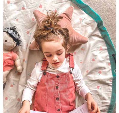 Στρώμα παιχνιδιού - τσάντα 2 σε 1 Play & Go cherry love στο Bebe Maison