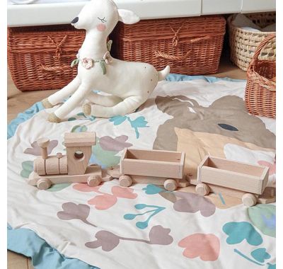 Στρώμα παιχνιδιού μαλακό - τσάντα 2 σε 1 Play & Go ελαφάκι στο Bebe Maison