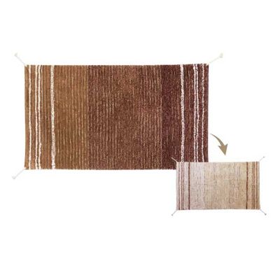 Χαλί δωματίου διπλής όψης Lorena Canals twin toffee 120X160 εκ. στο Bebe Maison