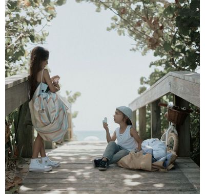 Αδιάβροχο στρώμα παιχνιδιού και τσάντα 2 σε 1 PLAY&GO Outdoor Stripes στο Bebe Maison