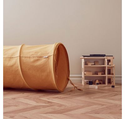 Υφασμάτινο τούνελ παιχνιδιού Kids Concept 150εκ κίτρινο στο Bebe Maison
