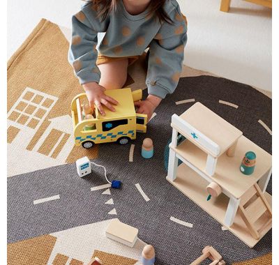 Ξύλινο ασθενοφόρο Kids Concept aiden στο Bebe Maison