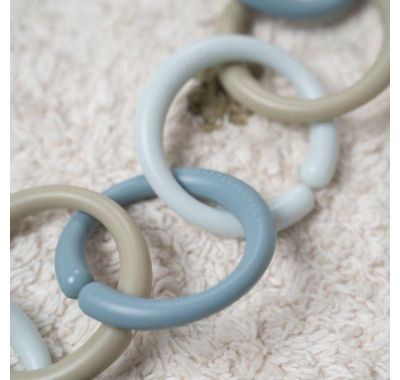 Σετ κρίκων Little Dutch για υφασμάτινα παιχνίδια μπλε στο Bebe Maison