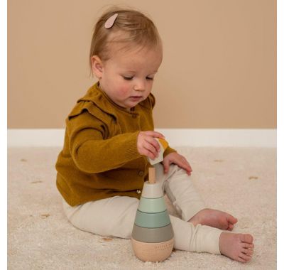 Ξύλινη πυραμίδα στοίβαξης Little Dutch little goose στο Bebe Maison