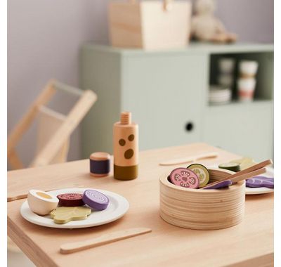 Ξύλινο σετ σαλάτας KIds Concept KId's hub στο Bebe Maison