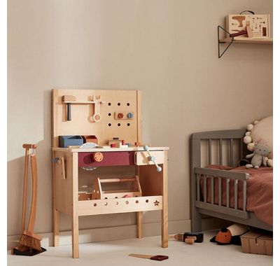 Ξύλινος πάγκος εργαλείων Kids Concept Kid's Hub στο Bebe Maison
