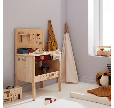 Ξύλινος πάγκος εργαλείων Kids Concept Kid's Hub στο Bebe Maison