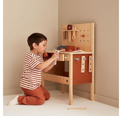 Ξύλινος πάγκος εργαλείων Kids Concept Kid's Hub στο Bebe Maison